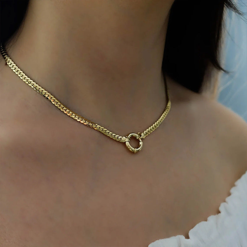Encrypting Smooth NK Chain Necklace